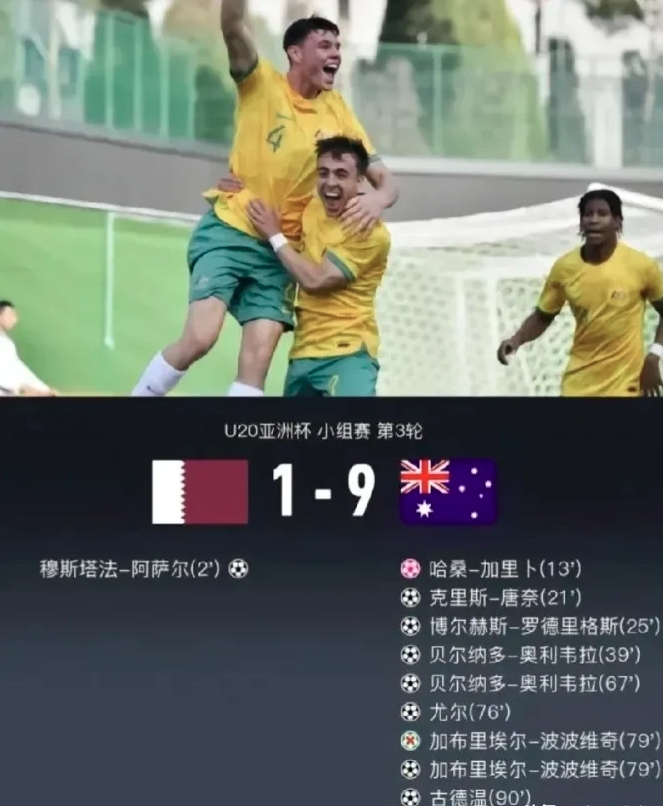 U20国足战胜卡塔尔胜不足喜，澳大利亚才是国足的真正挑战