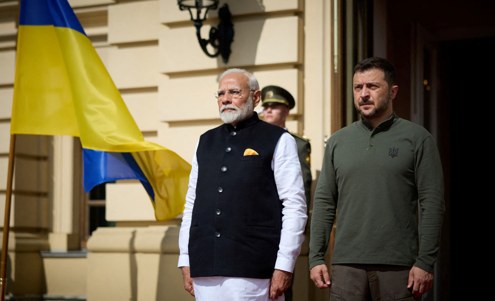 印度想学中国调停俄乌冲突，结果却自取其辱。

乌克兰官员向美国《纽约时报》表示，