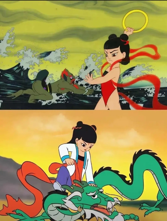 哪吒，是变好看了还是变难看了？

一个是80年代老版的，一个是现在炙手可热的。