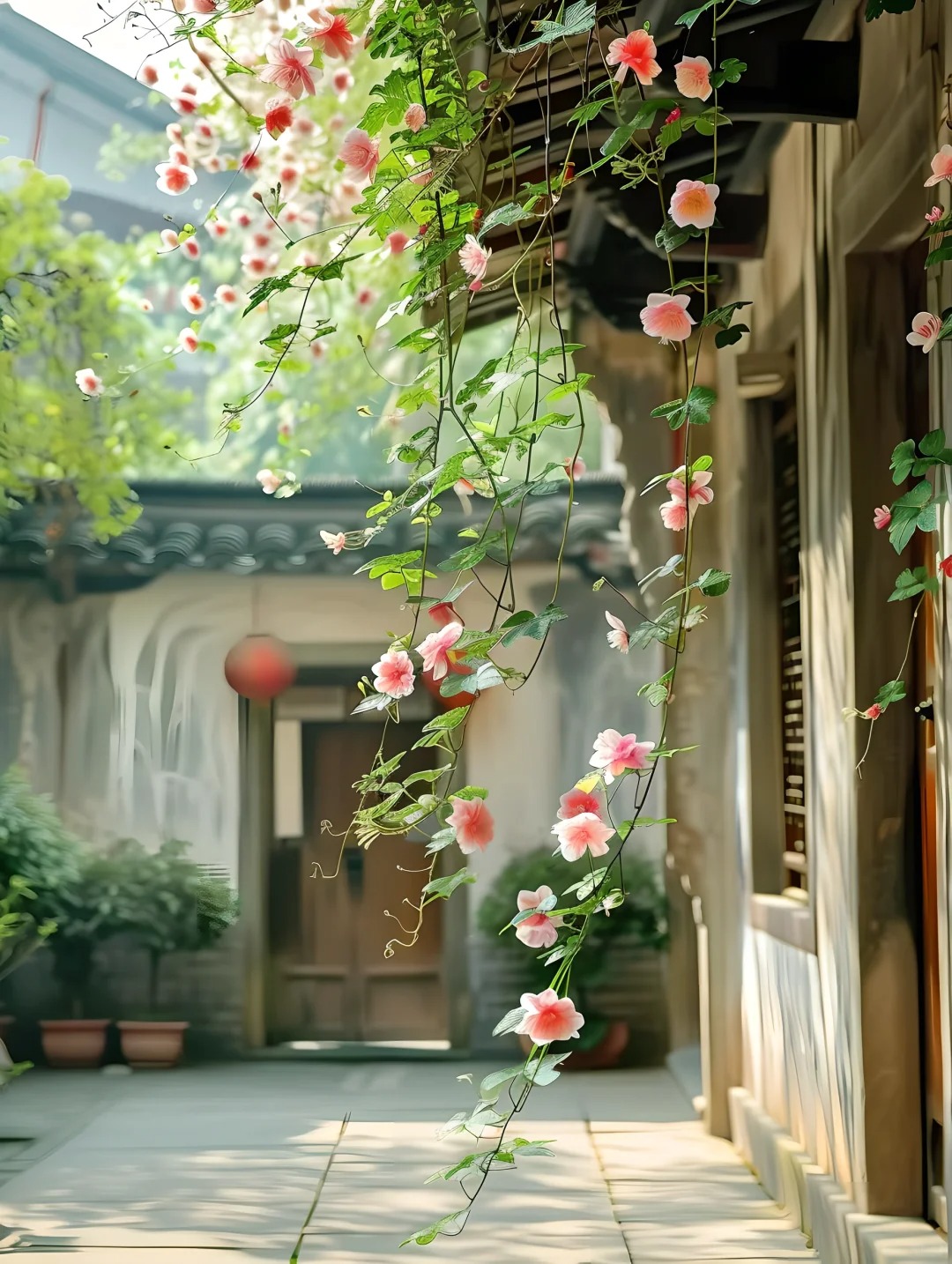 喜欢这种静美……
温暖小院