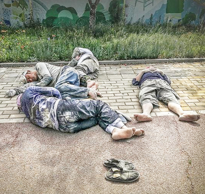 我是做工地的，太难了。
找不到人做事了，工钱开到了六七百一天都招不到人。
天太热