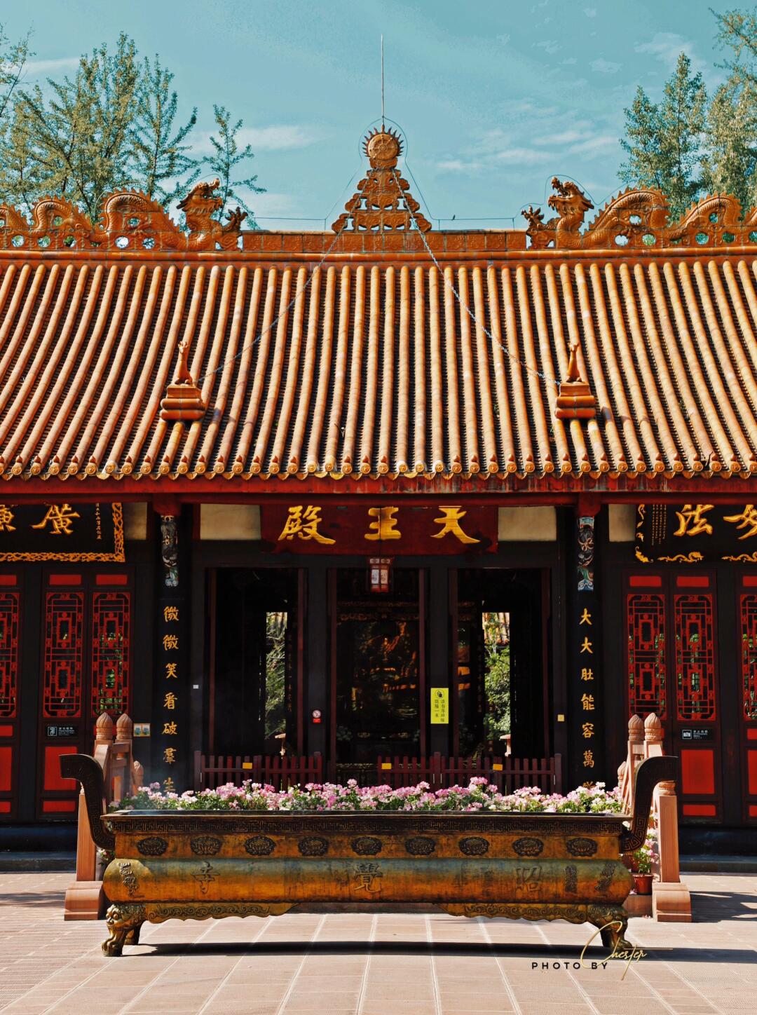 第一次来修缮翻新之后的昭觉寺