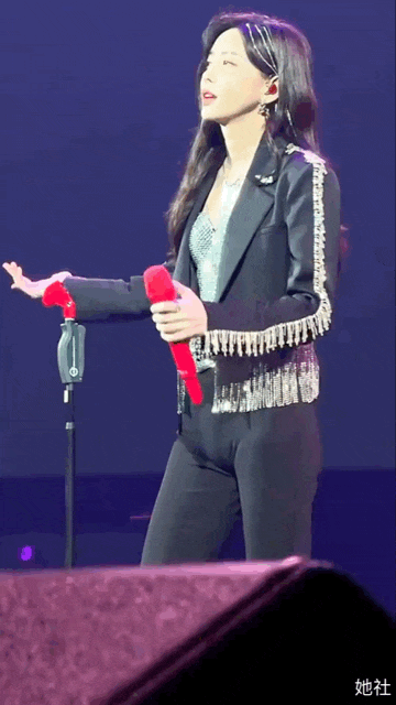 于文文演唱会上穿的衣服怎么说呢？