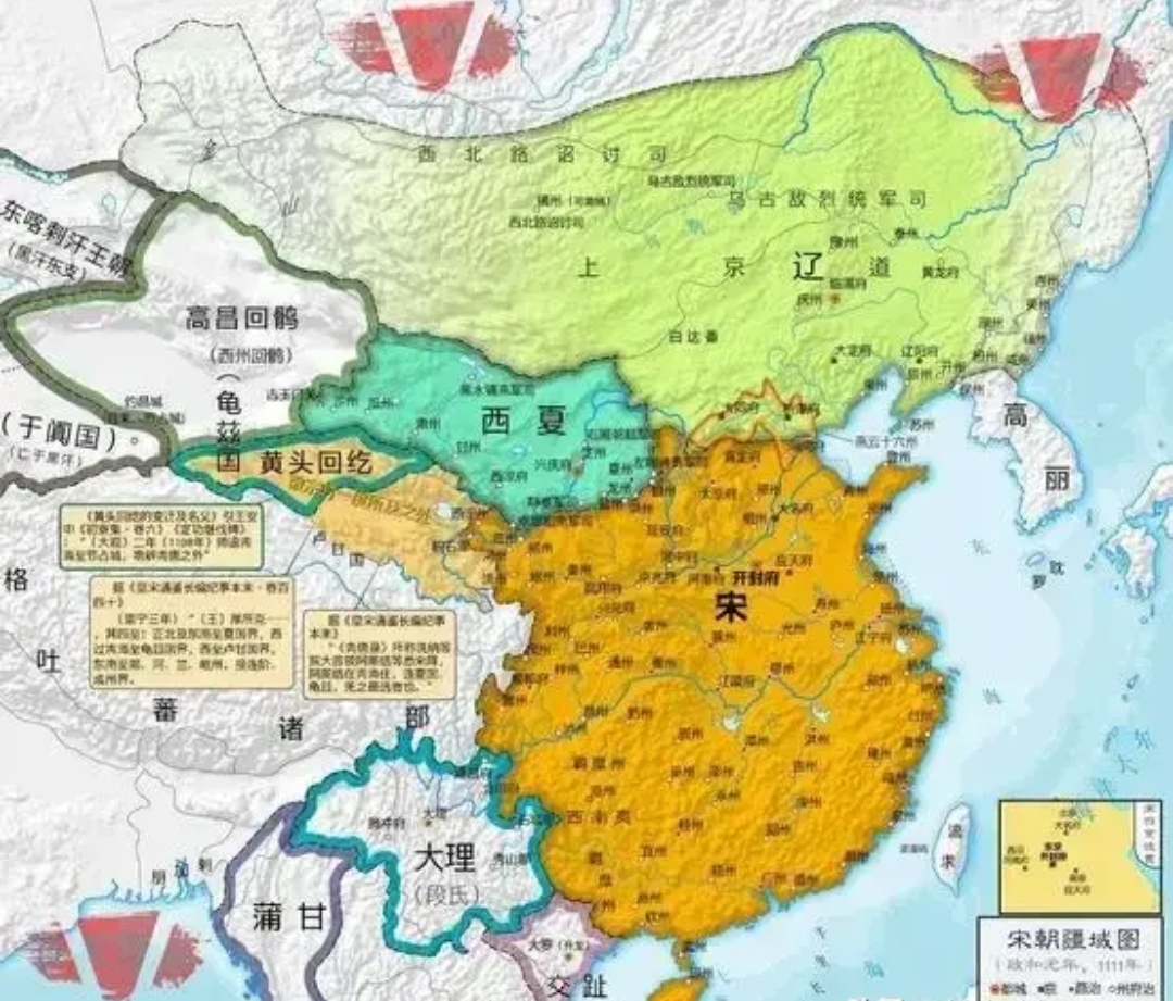 拥有强大的国力却只会卑躬屈膝下跪乞和，北宋绝对是独一份的存在！

北宋拥有军队总