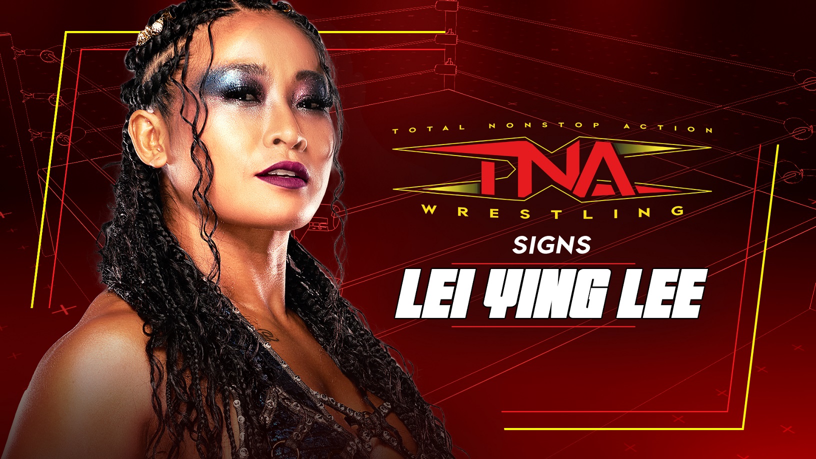 前WWE选手李霞正式签约TNA！