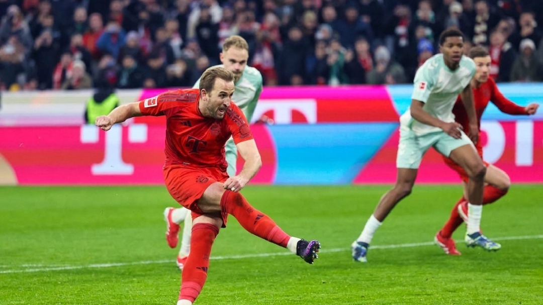 德甲第21轮: 凯恩首冠唾手可得？拜仁领先勒沃库森八分