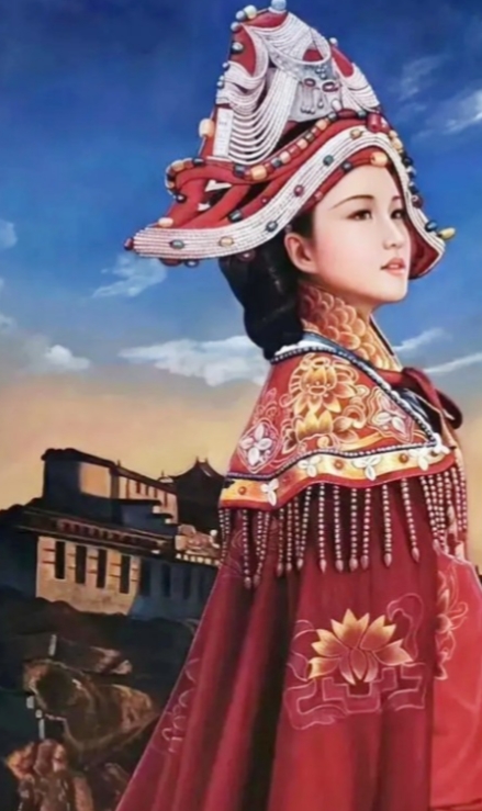 650年，松赞干布病逝，文成公主被逼迫殉葬。唐高宗李治得知此事后大发雷霆，认为这