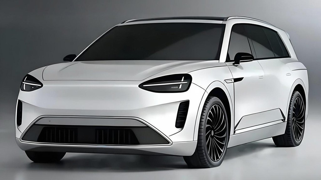 小米大型SUV再曝渲染图！超5米3车身，增程续航或超1500km