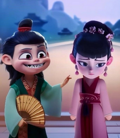 光线即将要拍的红楼梦不会就这样吧，跟哪吒一样的质感。