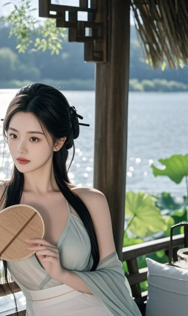 她的美，是含蓄的，也是炽热的