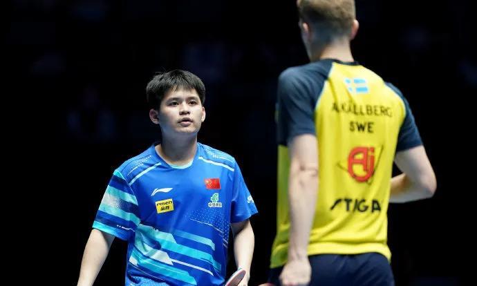 男单1/8决赛 林诗栋(CHN)4-3安东·卡尔伯格(SWE)【13-11，11