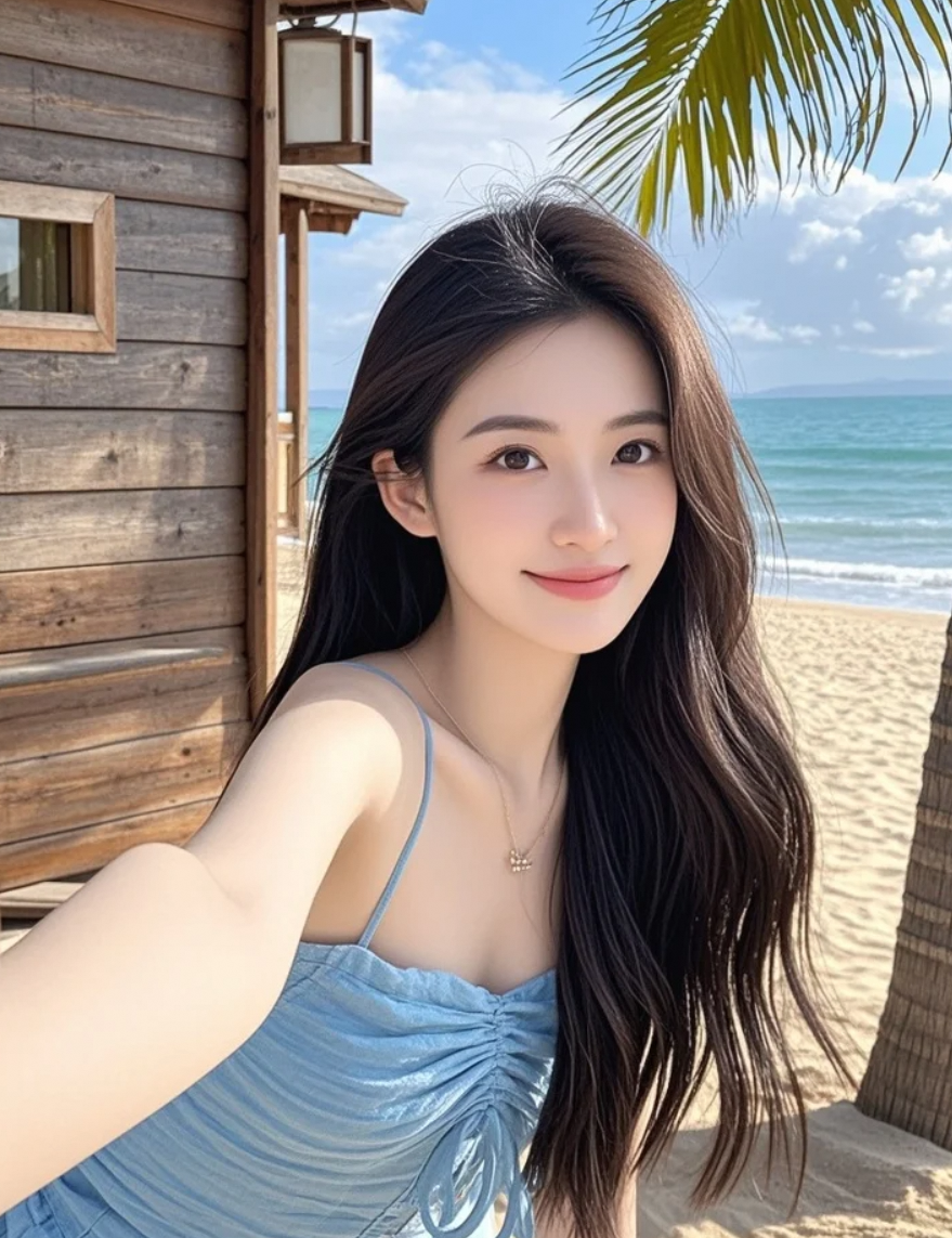 浪花要当我的自拍见证人！