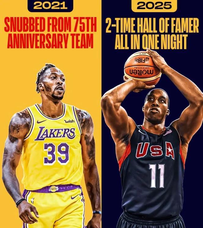NBA75大巨星和名人堂，哪个含金量更高？
NBA75大遗珠霍华德，却因祸得福同
