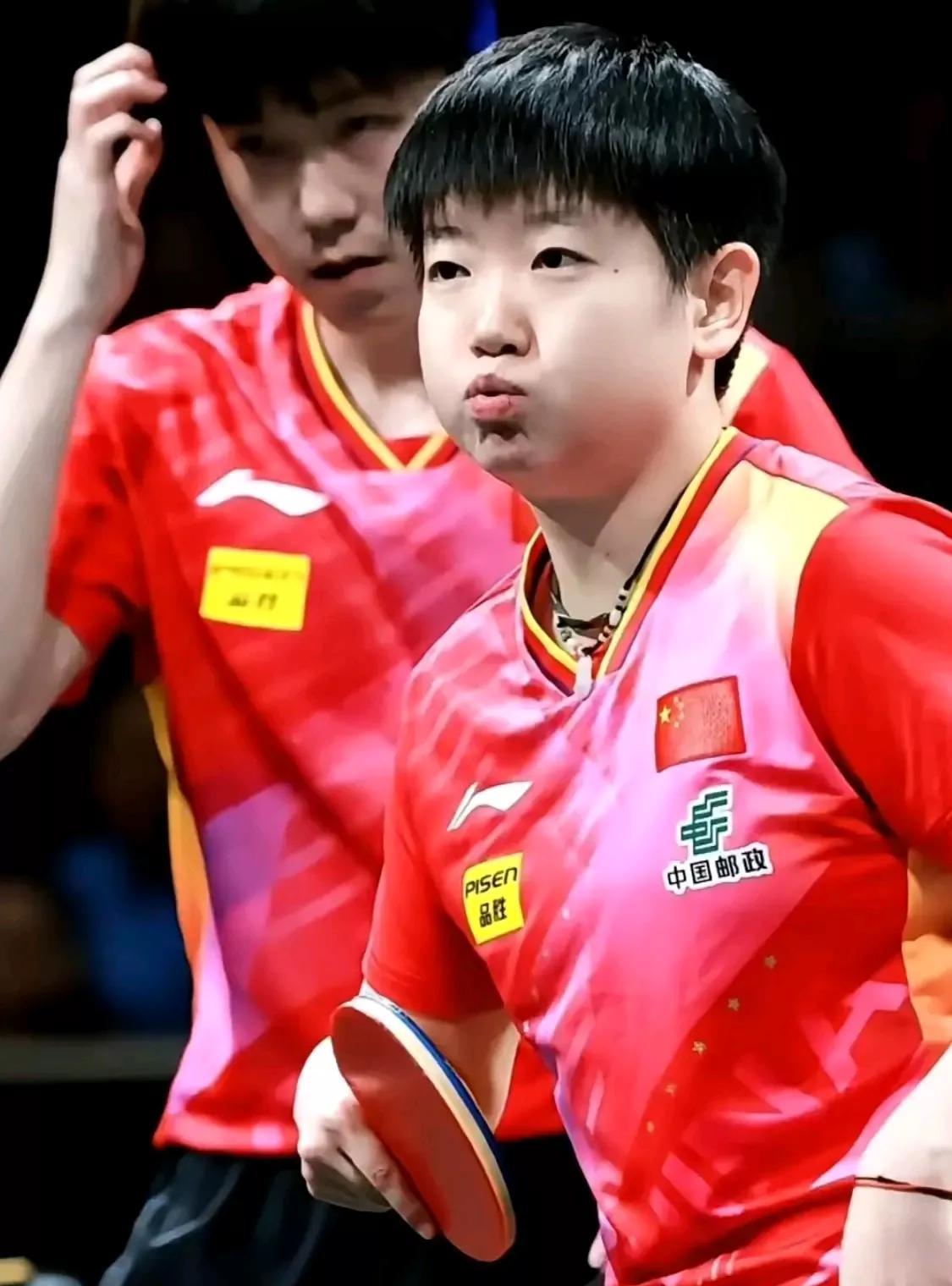 莎莎和王楚钦又在一起了？
刚刚得到一个好消息，
莎头组合又能打奥运会了，
此次洛