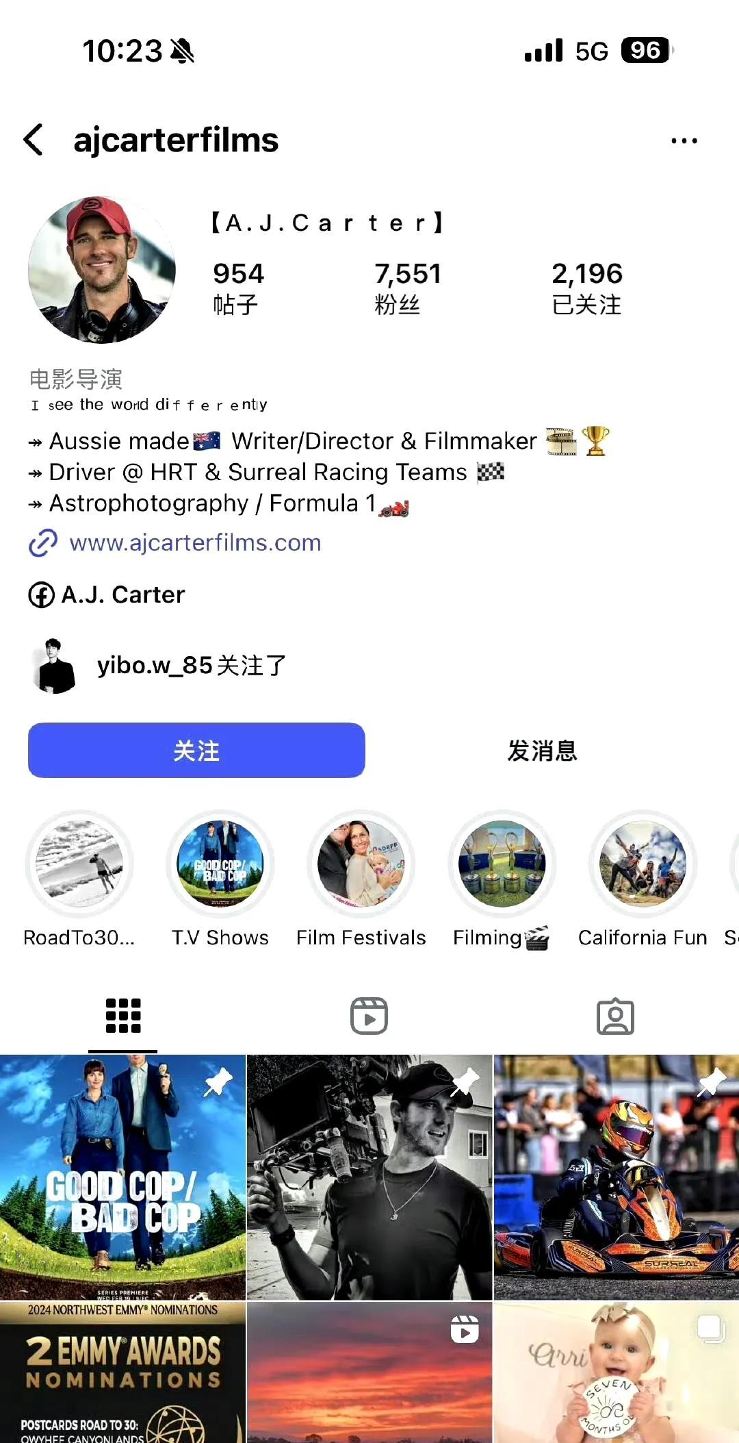 救命！王一博人脉圈又开挂了！#王一博iG新增互关# 竟拿下电影大导和超火户外博主