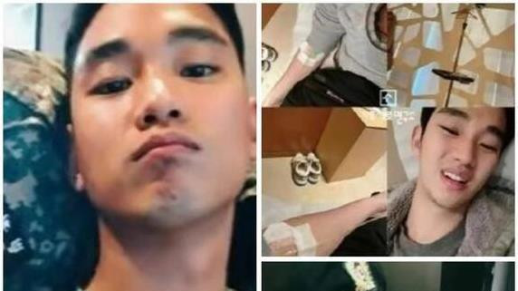 金秀贤当兵照片流出，曾与金赛纶深情互动，金赛纶穿胶鞋有说法！