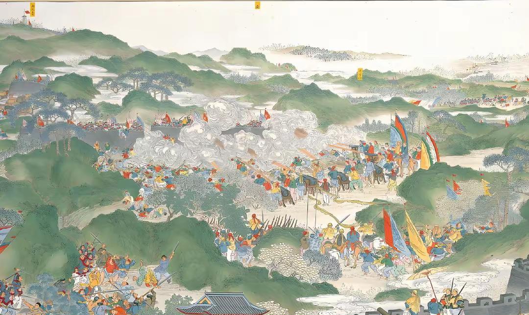清军的江南大营，和洪秀全的天王府不到五里路，更奇妙的是，两者同时开建，湘军建造江