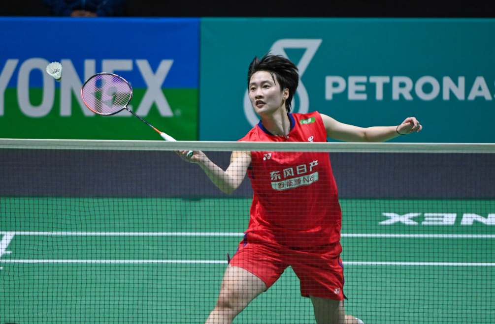 在马来西亚吉隆坡举行的2026年马来西亚羽毛球公开赛女单四分之一决赛中，中国选手