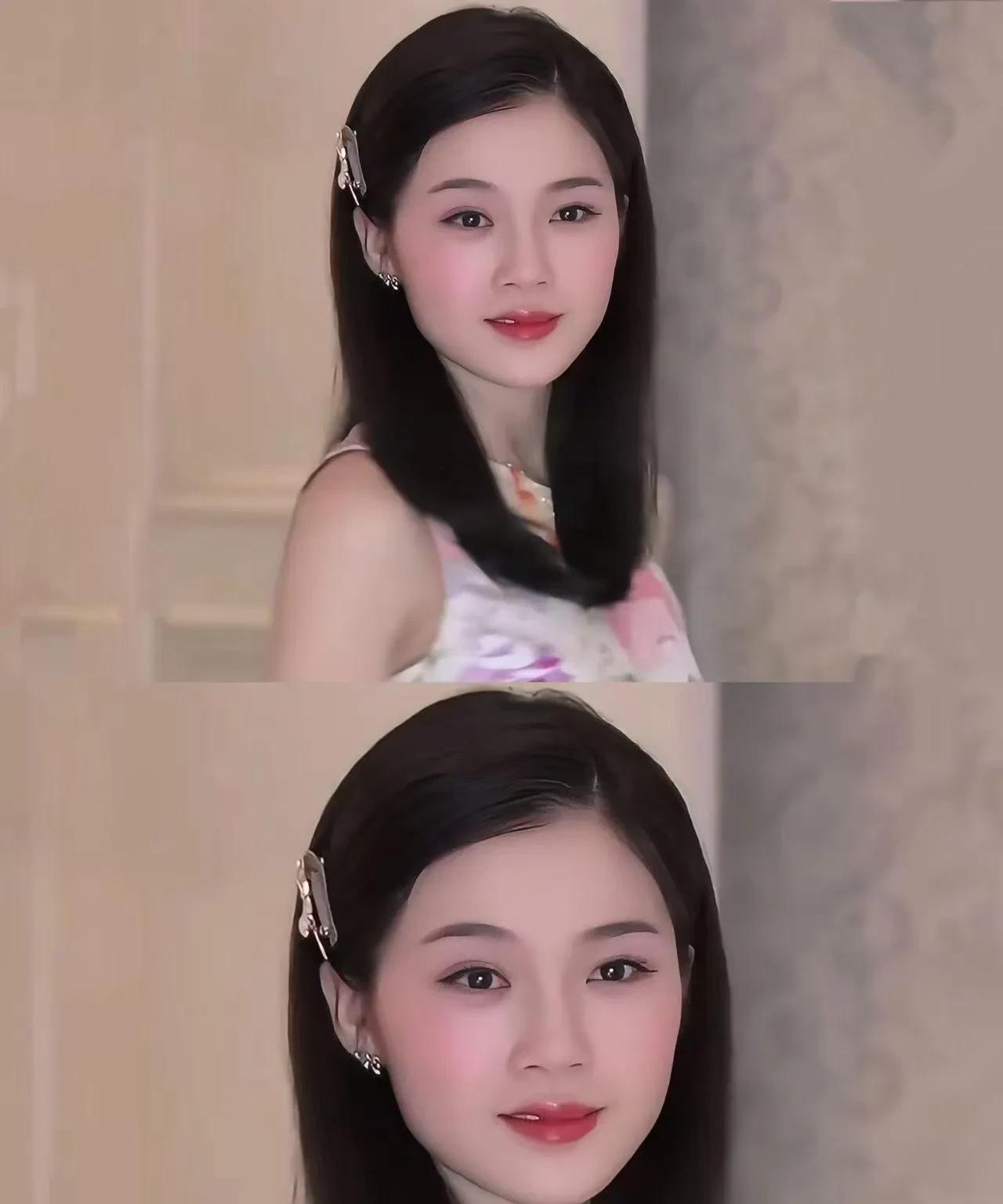 谁懂啊！赵樱子早期的脸简直是内娱白月光模板！《因为爱情有多美》里的林多美一出场，