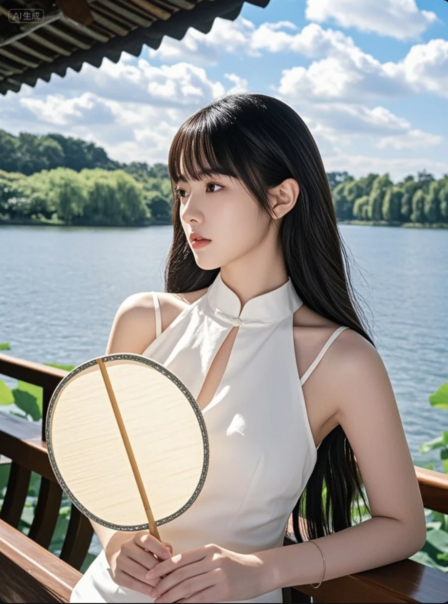 这样的女子，是路过人间，还是为你而来？