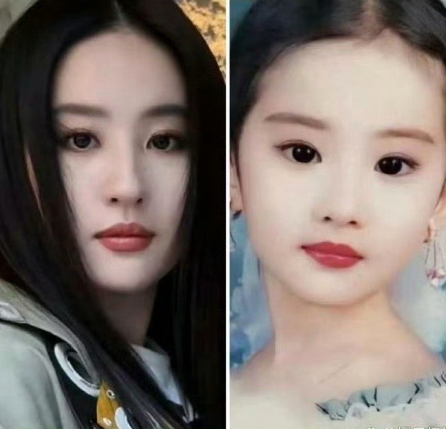 刘亦菲还在因为大眼珠子被误解，她的瞳孔天生就能这么大这么黑 ​ ​​​