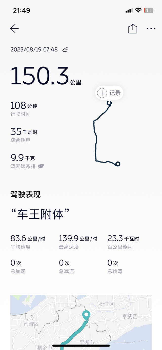 老es6的高速电耗
之前一直想做个测试，老es6高速的的电耗怎么样，一直没机会，