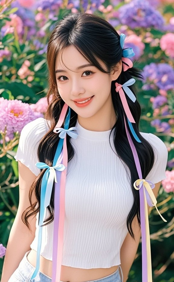 丰盈美眉慵懒倚窗，柔光映照绝代风华