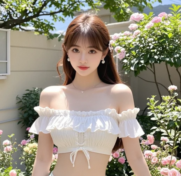 花香四溢，不如她的清新脱俗