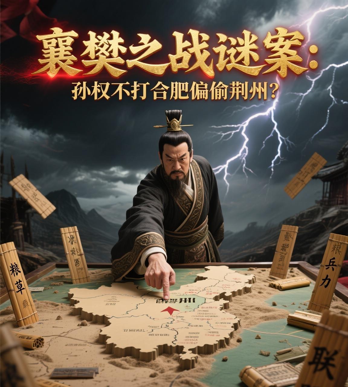 襄樊之战谜案：孙权不打合肥偏偷荆州？三个细节揭开三国最现实的生存法则
《三国演义