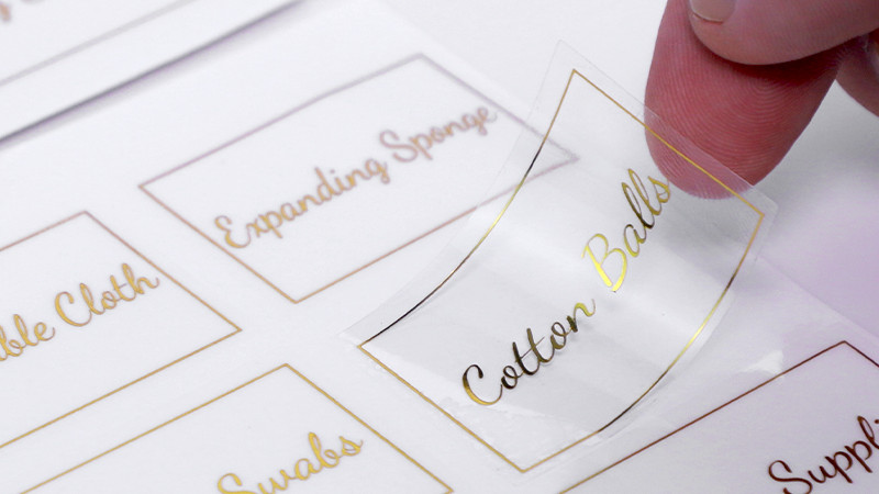 透明不干胶标签浮雕烫金：特殊图案实现标准与应用方案