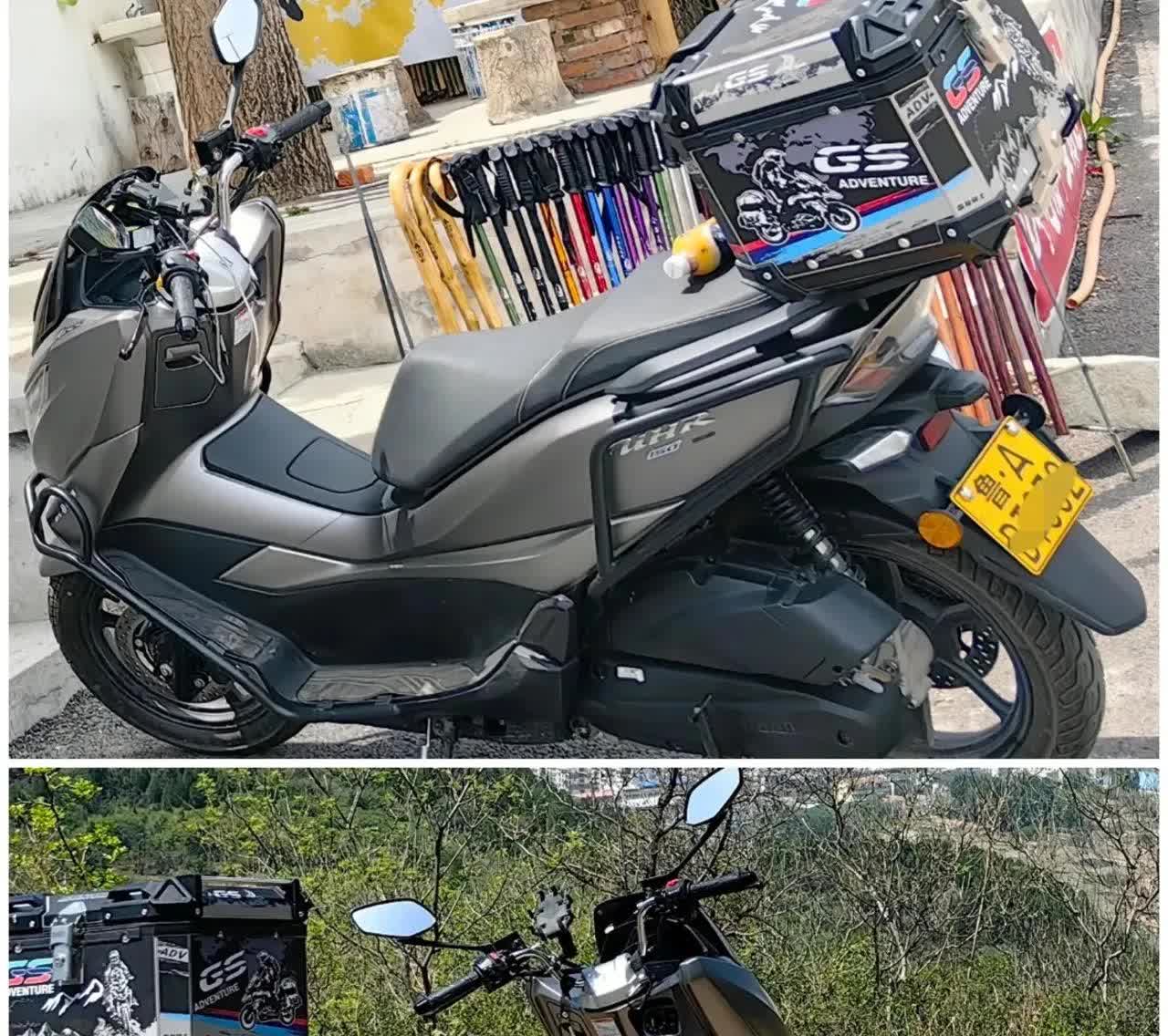 面对超200公里的摩托骑行路线，作为刚骑2个月的新手我认怂了！单趟100多公里要