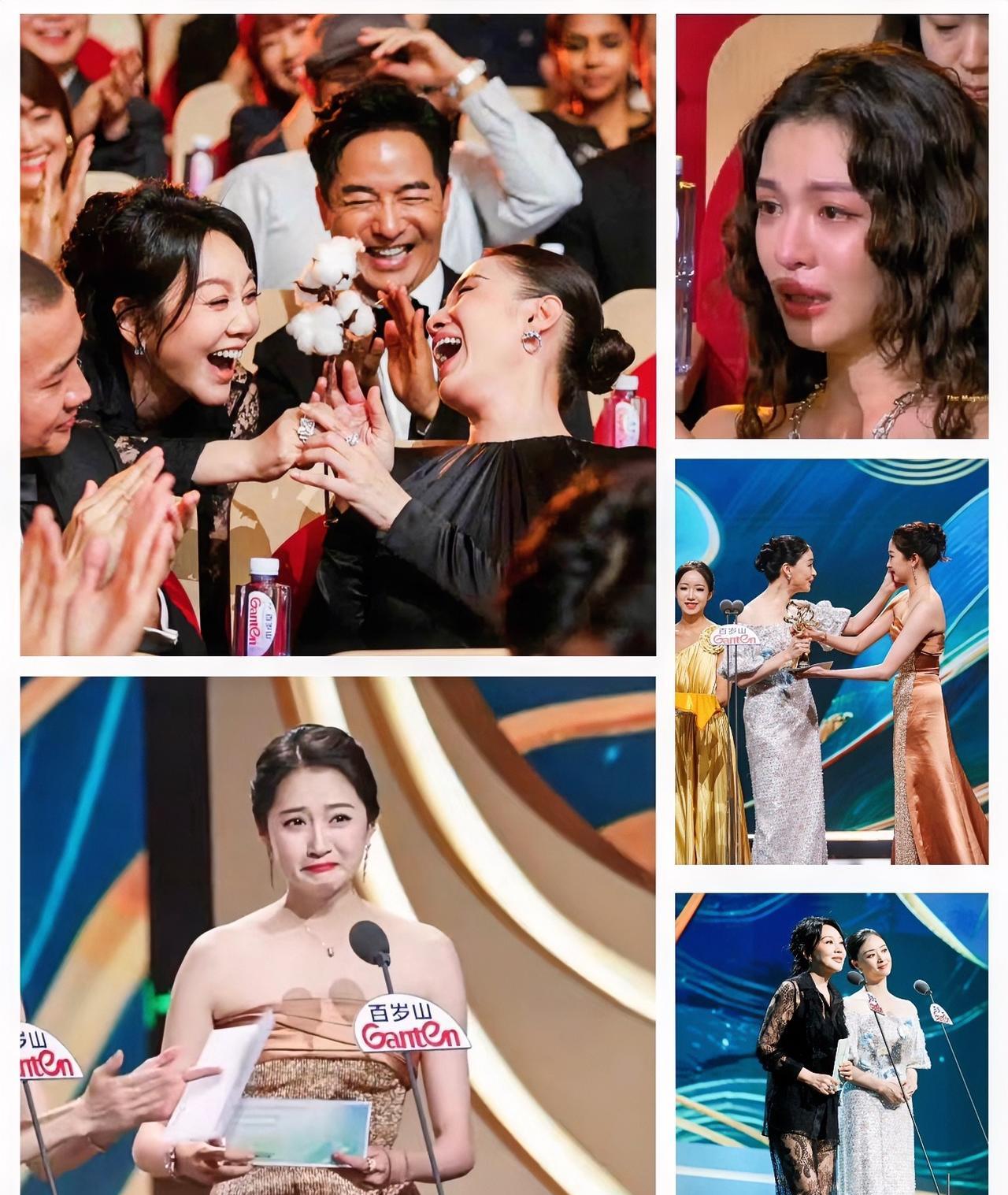 整个白玉兰的焦点
并不是谁拿了什么奖，
也不是谁没有拿到奖，而是全场女性之间的惺