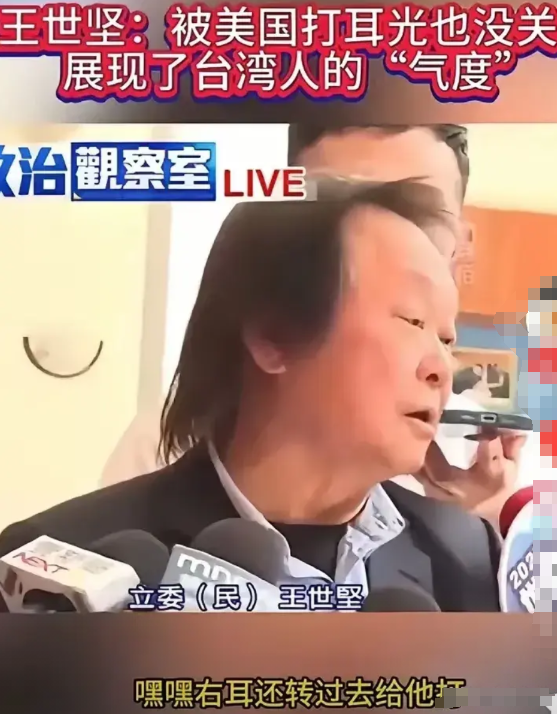 这就是台民进党的嘴脸：被美国人打耳光也没关系，展现了台湾人的“气度”。

平时对