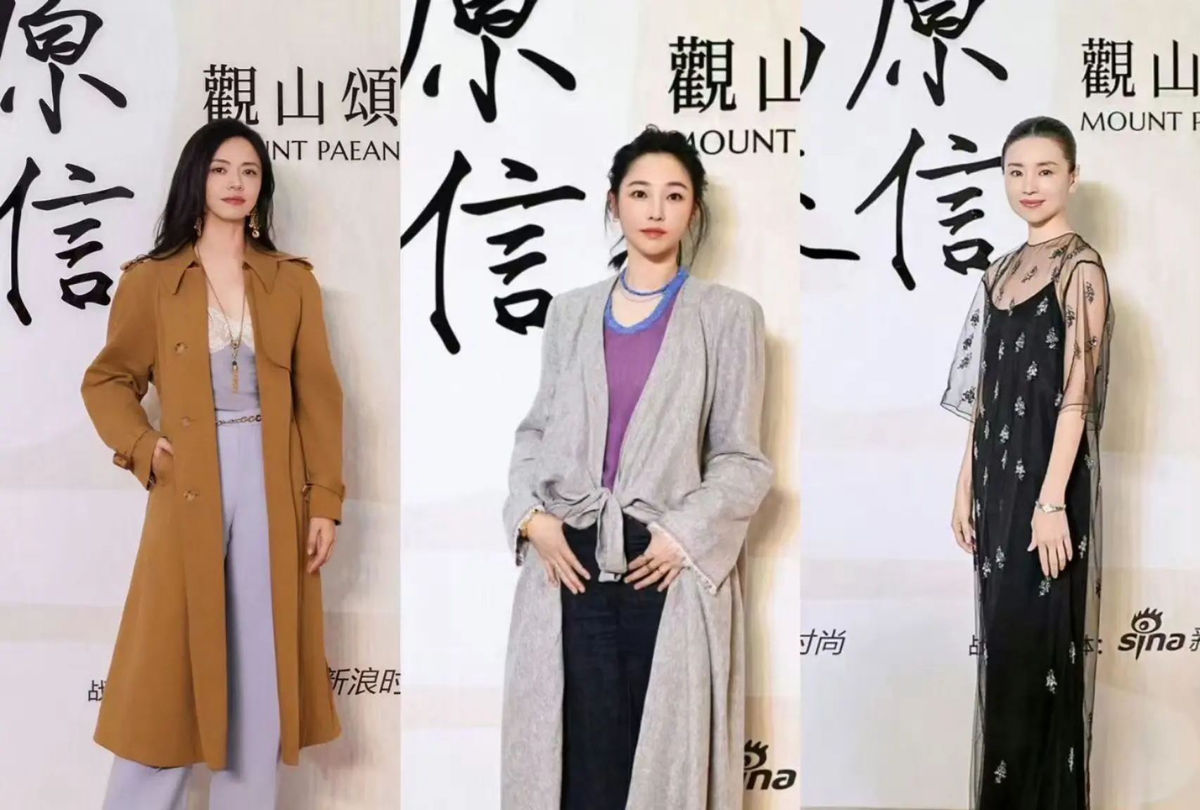 姚晨 白百何 董洁内娱中年女明星状态公开