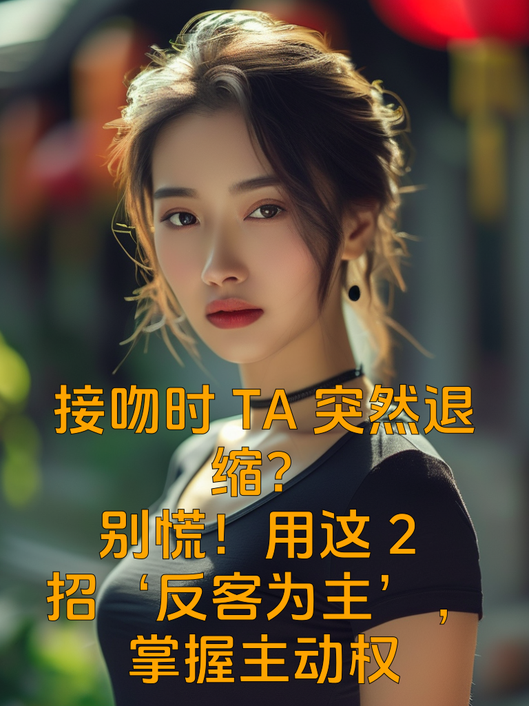 接吻时TA突然退缩？别慌！用这2招‘反客为主’，掌握主动权