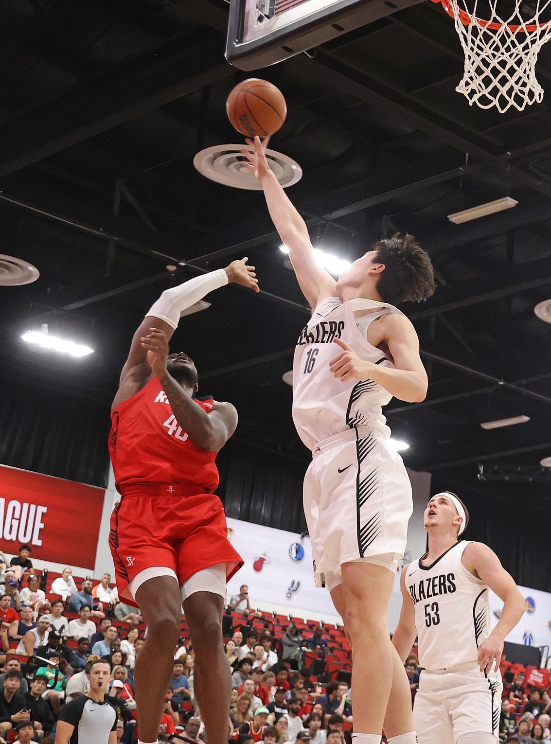 开拓者队记：瀚森第一年不太可能场均10+10，场均8+7+3也不错
随着NBA的