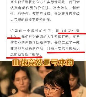 《山花烂漫时》竟然是亏本的？？？