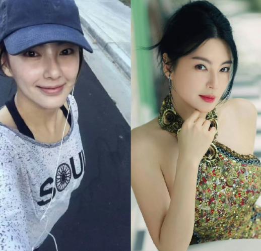 张雨绮素颜比化妆后看着至少年轻了七八岁 ​​​