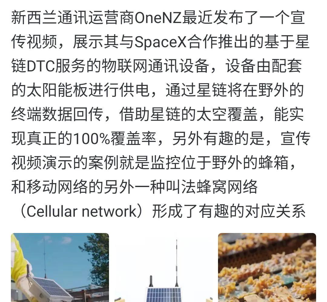 新西兰星链互联网生态发展挺好。