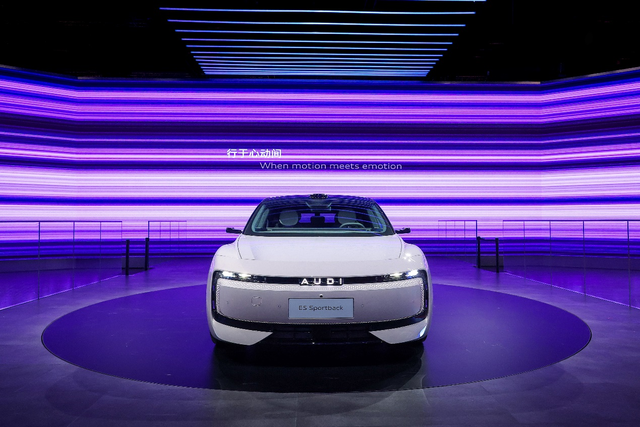 这次上海车展奥迪E5 Sportback可算是赚足了关注度了，没别的，就是因为好