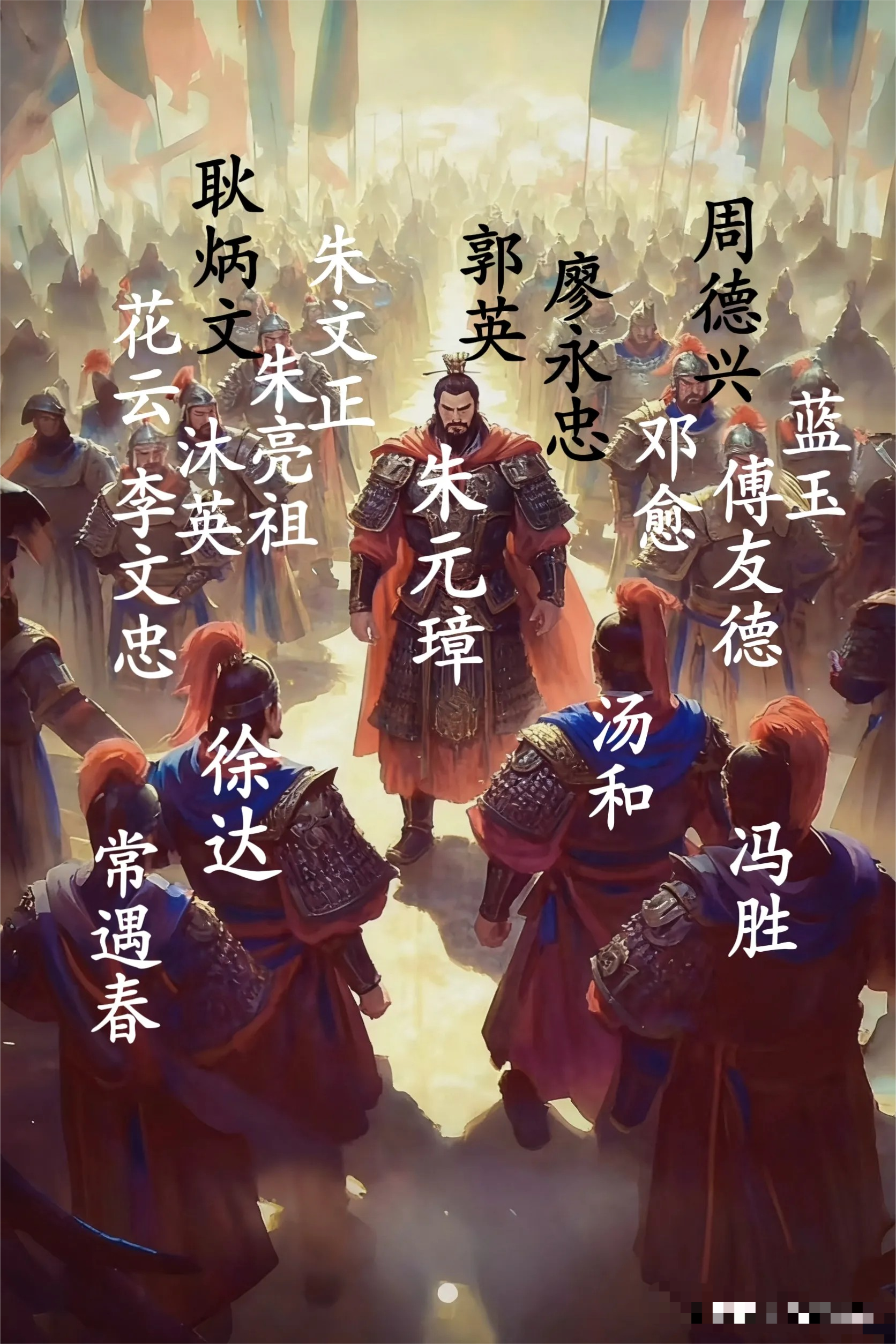 朱元璋麾下名将：谁最不可或缺？