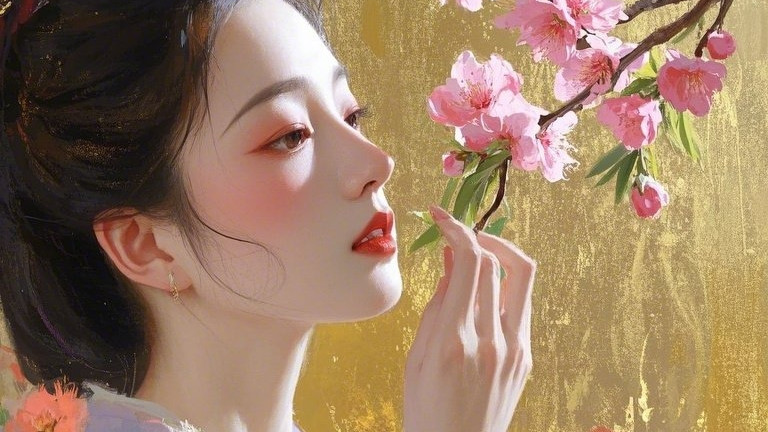 <艺术说>美人的神韵刻画 画中的美人神韵非凡