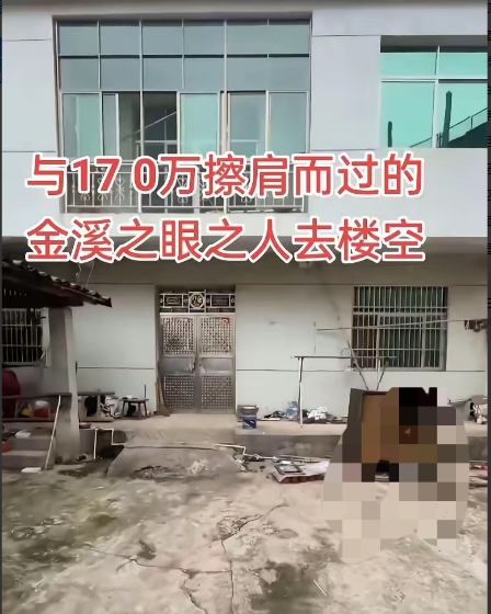 钉子户“金溪之眼”，如今满目疮痍人去楼空，地上也长满了苔藓
因为这不是上海，广州