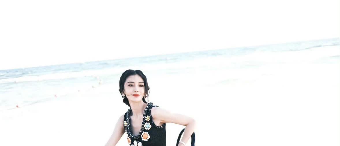 杨颖angelababy 海边写真！