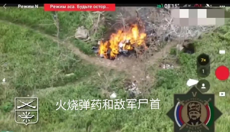 车臣的兵就是痞，直接在战场上生烧法国雇佣兵。说实话确实有点逆天。
好久没发作战视