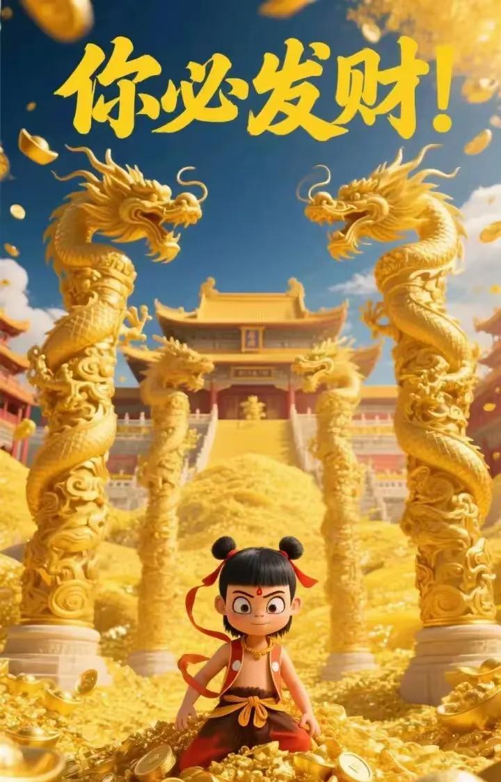 天降横财好运来
今年必要发大财