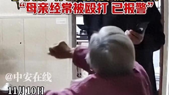 母亲被儿子暴打后续：男子身份被扒、高清正面照流出，悬针纹明显，监控之外的家庭困局更扎心