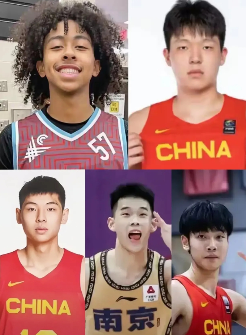 未来希望，中国男篮五年后各位置本土潜力新星！

中锋，​杨瀚森，现在20岁，身高