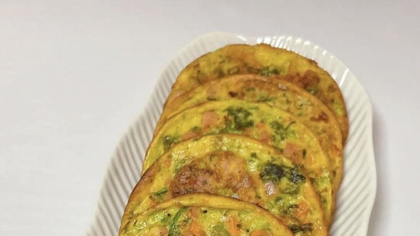 海苔鸡蛋饼：五分钟唤醒清晨的魔法