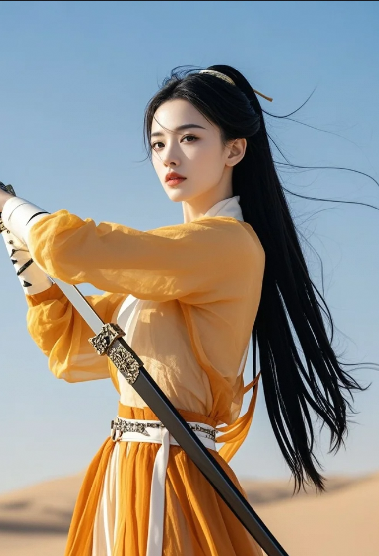 这样的古风女战士，你见过吗？